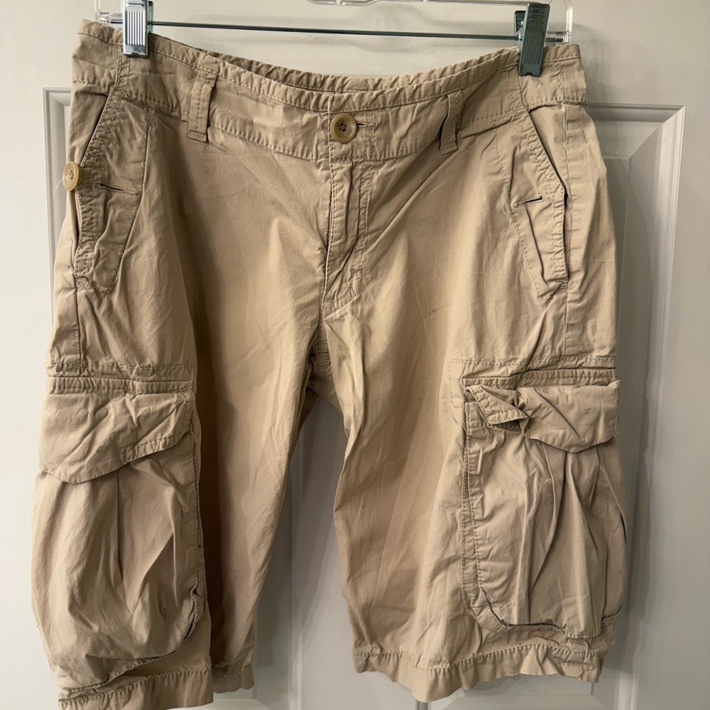 Banana Republic Beige Cargo Shorts